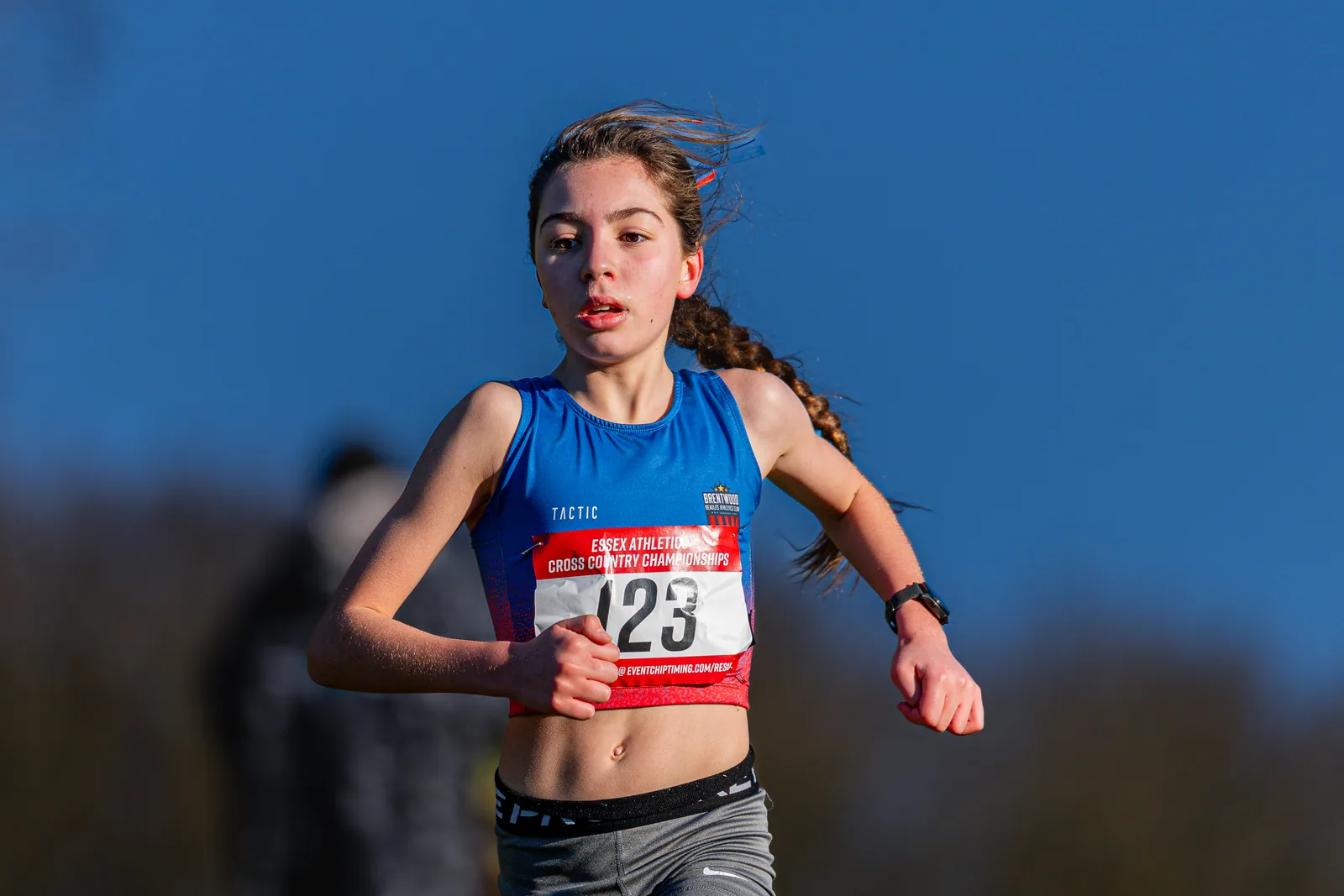 Brentwood Beagles athletes at the Essex County Cross Country Championships, Gloucester Park, Basildon, 3 January 2026