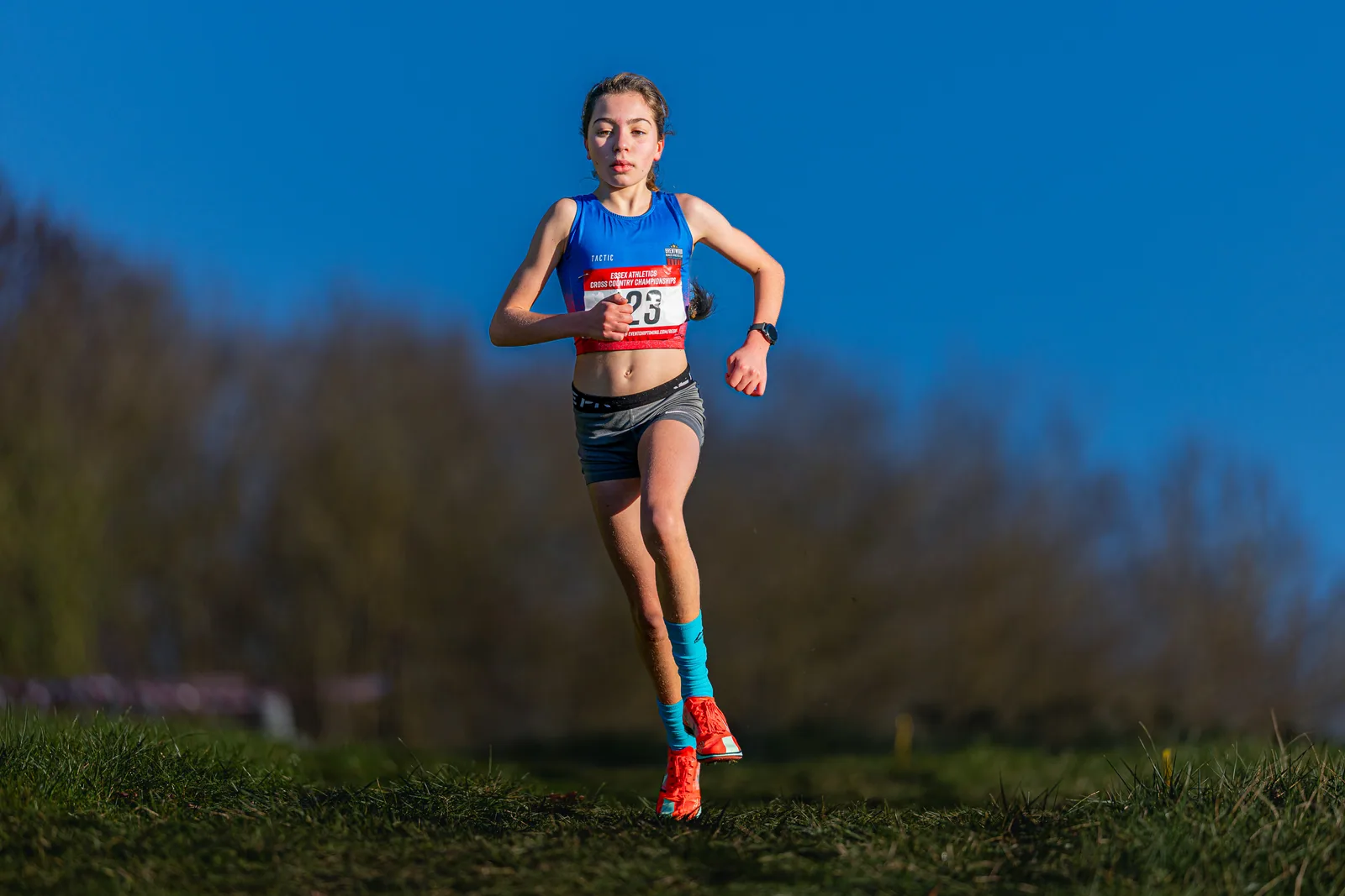 Brentwood Beagles athletes at the Essex County Cross Country Championships, Gloucester Park, Basildon, 3 January 2026