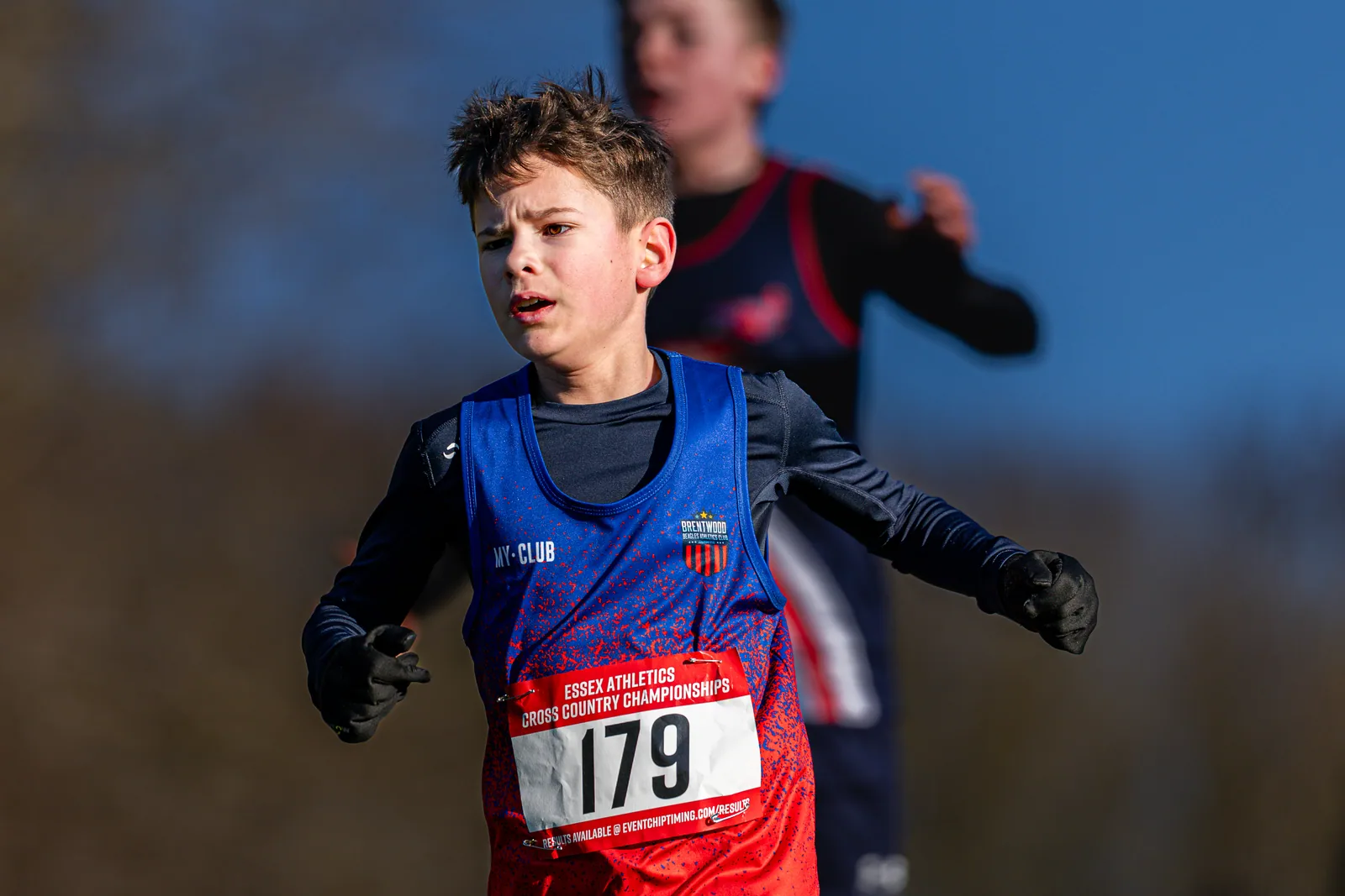 Brentwood Beagles athletes at the Essex County Cross Country Championships, Gloucester Park, Basildon, 3 January 2026