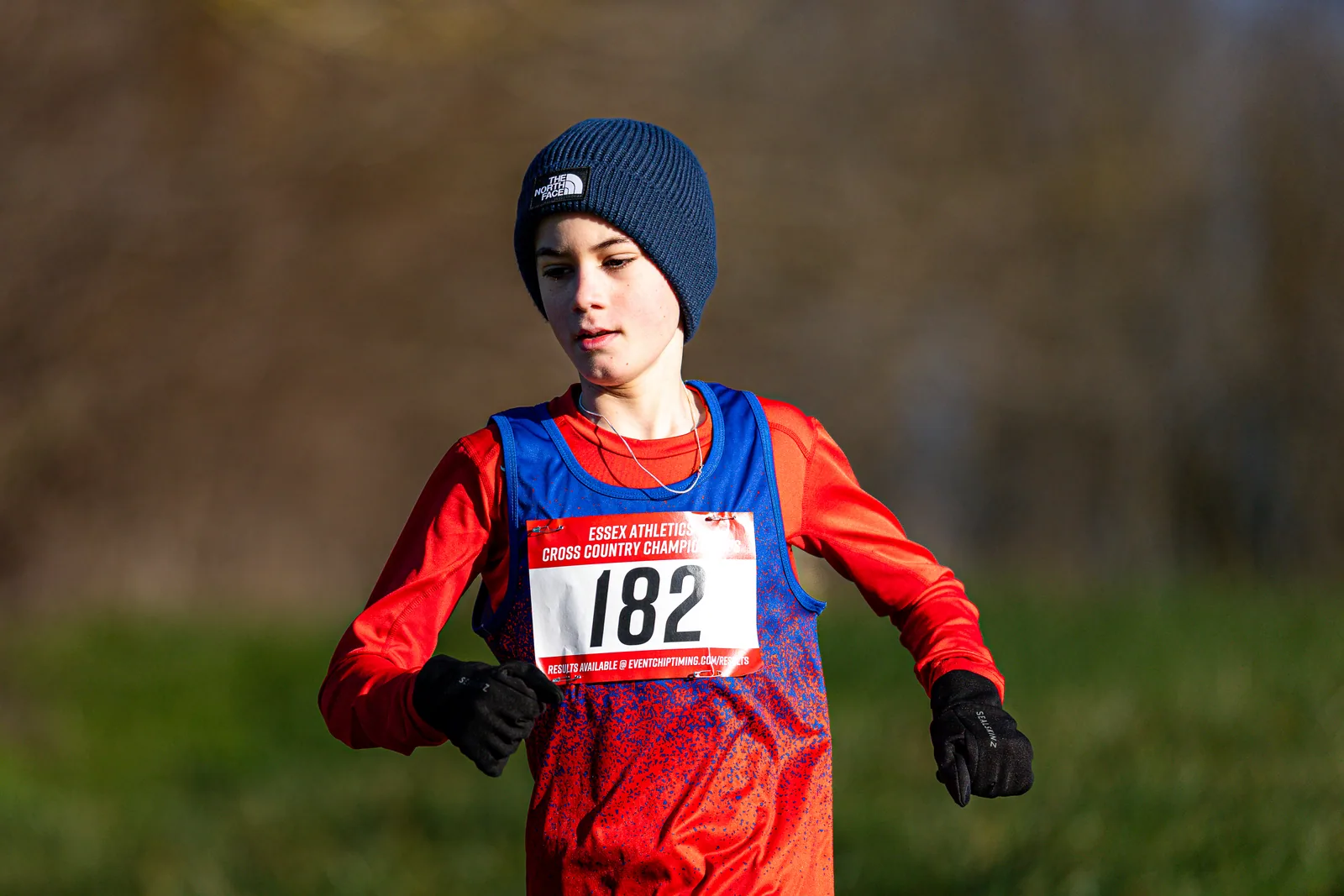 Brentwood Beagles athletes at the Essex County Cross Country Championships, Gloucester Park, Basildon, 3 January 2026