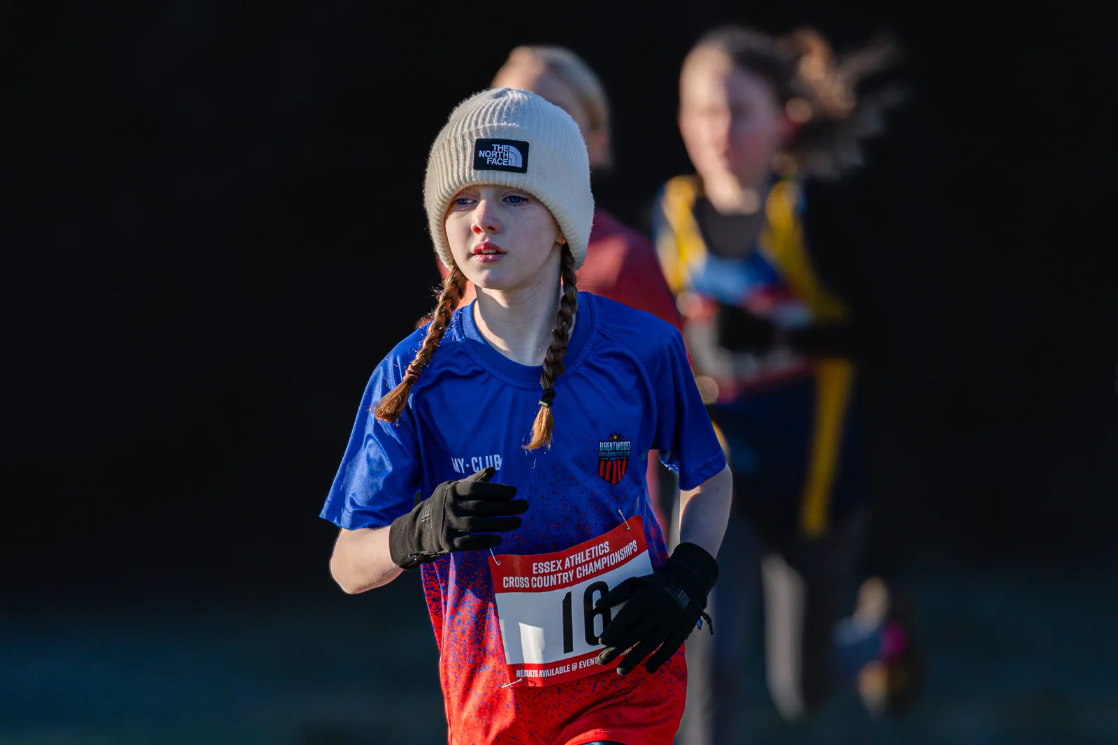 Brentwood Beagles athletes at the Essex County Cross Country Championships, Gloucester Park, Basildon, 3 January 2026