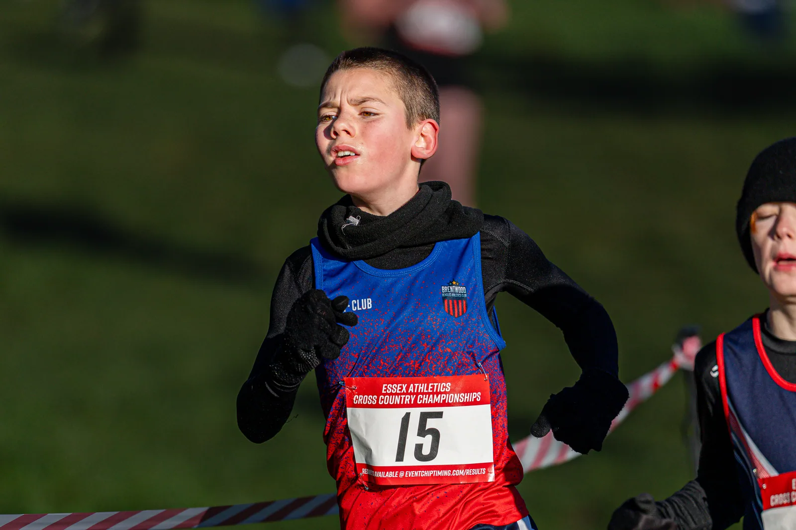 Brentwood Beagles athletes at the Essex County Cross Country Championships, Gloucester Park, Basildon, 3 January 2026