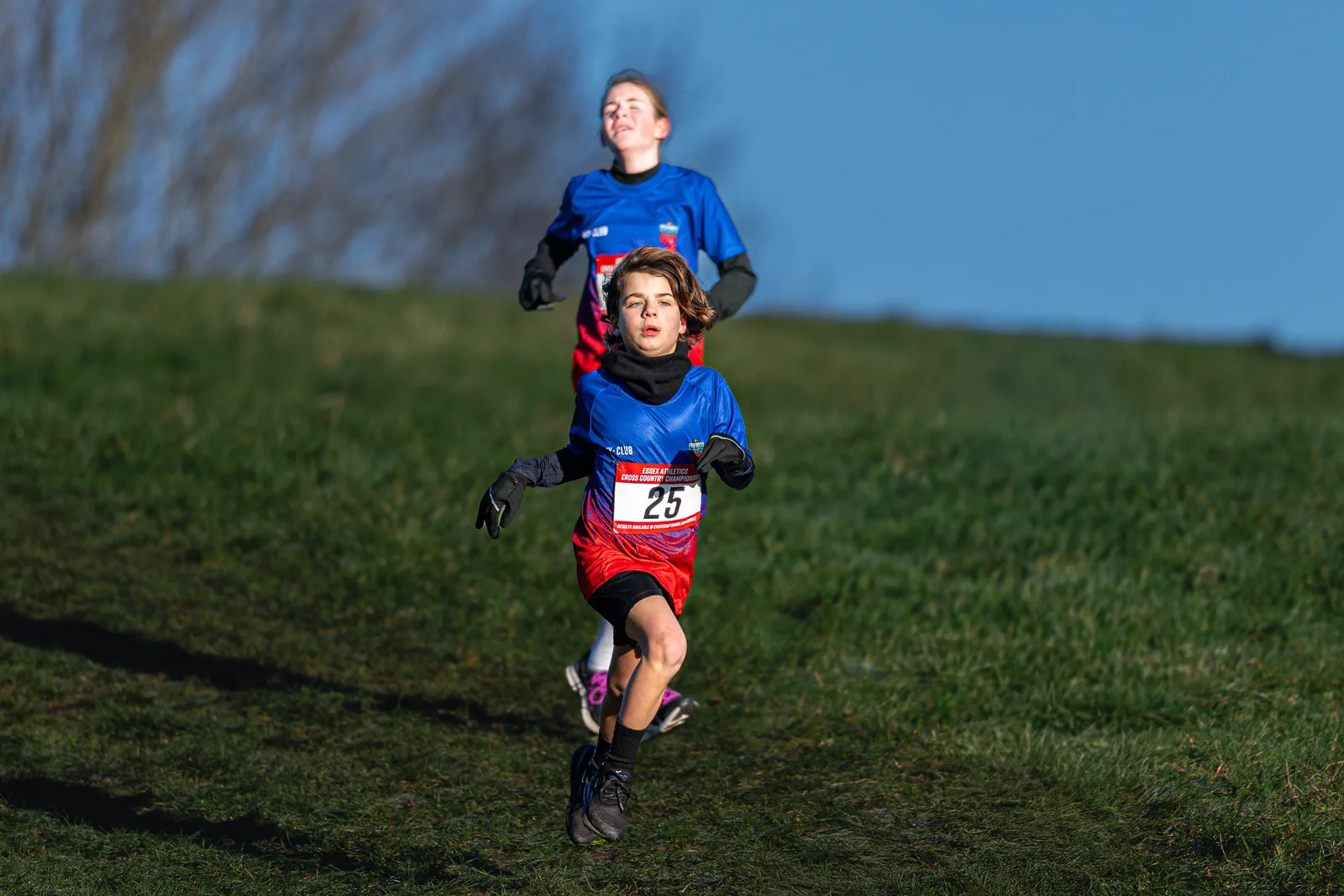 Brentwood Beagles athletes at the Essex County Cross Country Championships, Gloucester Park, Basildon, 3 January 2026