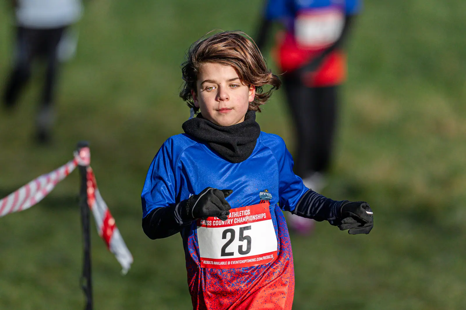 Brentwood Beagles athletes at the Essex County Cross Country Championships, Gloucester Park, Basildon, 3 January 2026