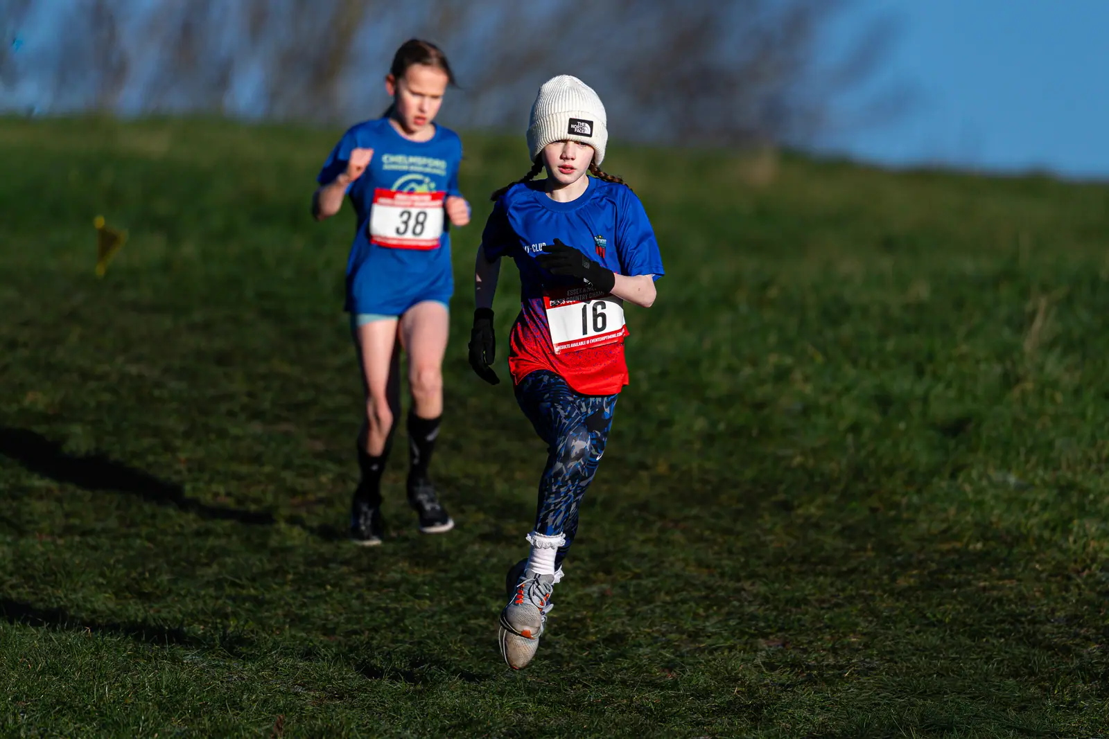 Brentwood Beagles athletes at the Essex County Cross Country Championships, Gloucester Park, Basildon, 3 January 2026