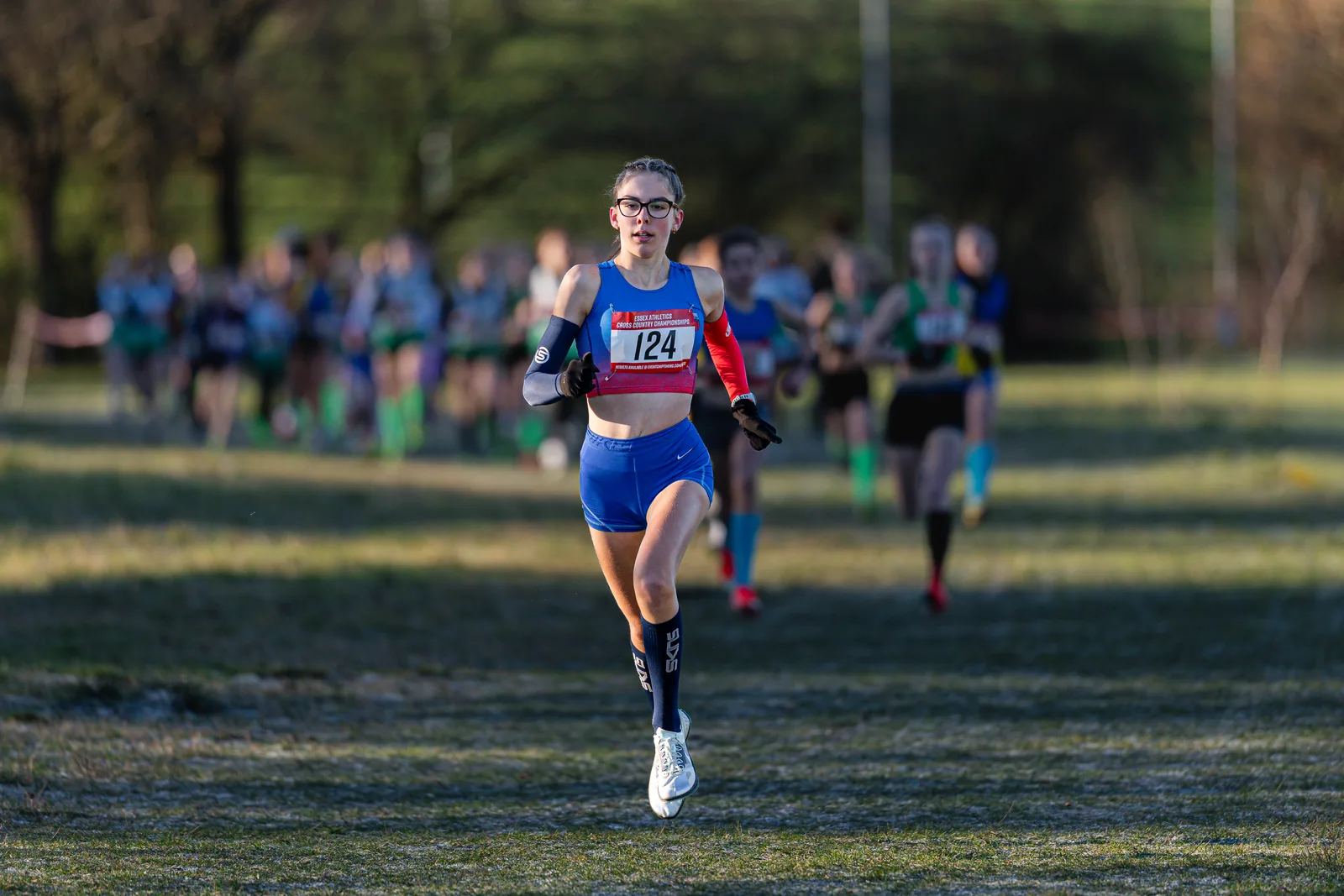Brentwood Beagles athletes at the Essex County Cross Country Championships, Gloucester Park, Basildon, 3 January 2026