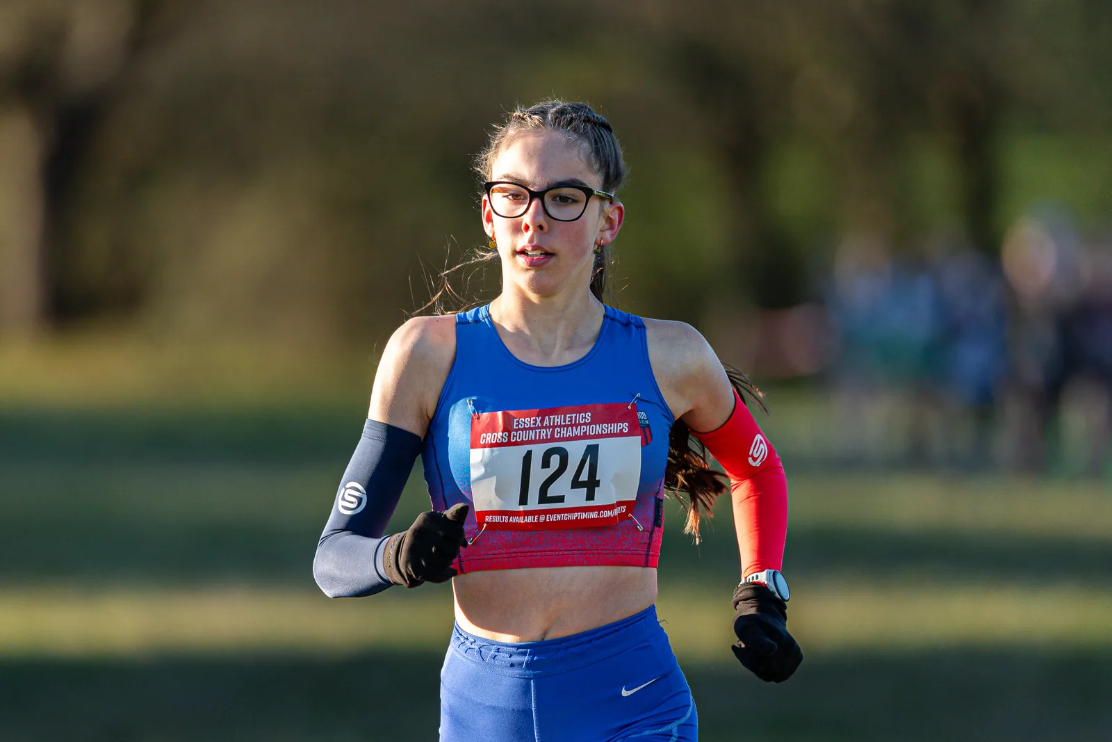 Brentwood Beagles athletes at the Essex County Cross Country Championships, Gloucester Park, Basildon, 3 January 2026