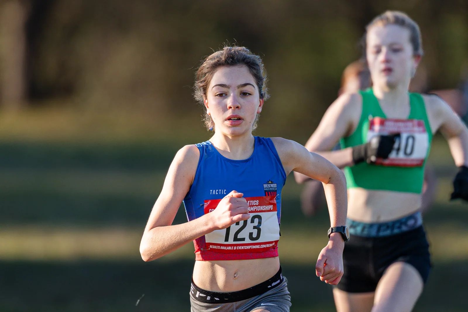 Brentwood Beagles athletes at the Essex County Cross Country Championships, Gloucester Park, Basildon, 3 January 2026