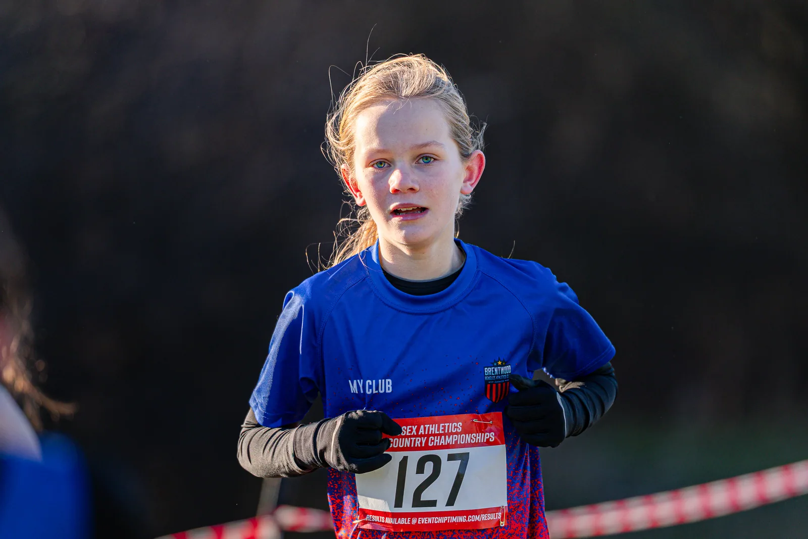 Brentwood Beagles athletes at the Essex County Cross Country Championships, Gloucester Park, Basildon, 3 January 2026