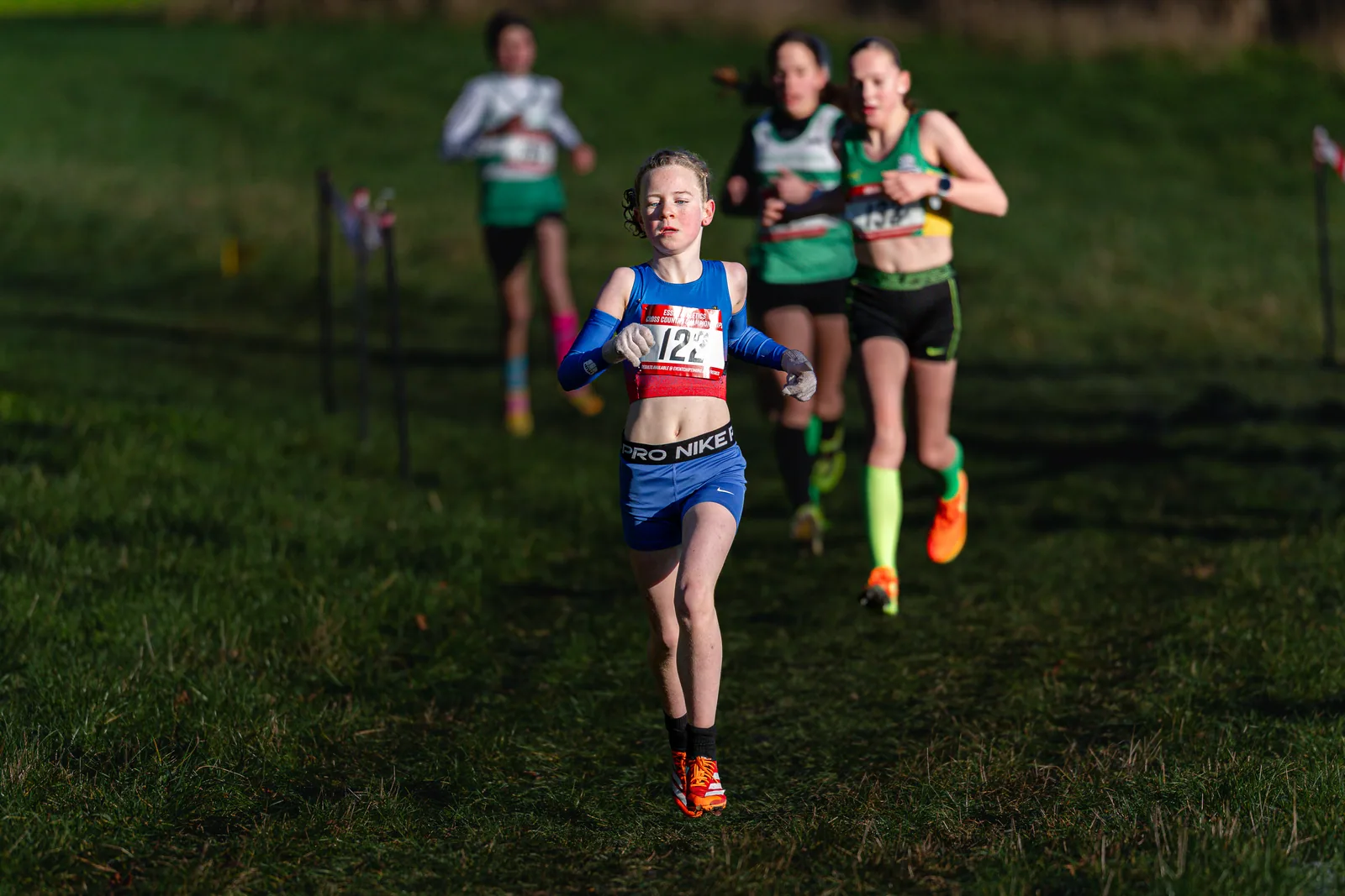 Brentwood Beagles athletes at the Essex County Cross Country Championships, Gloucester Park, Basildon, 3 January 2026