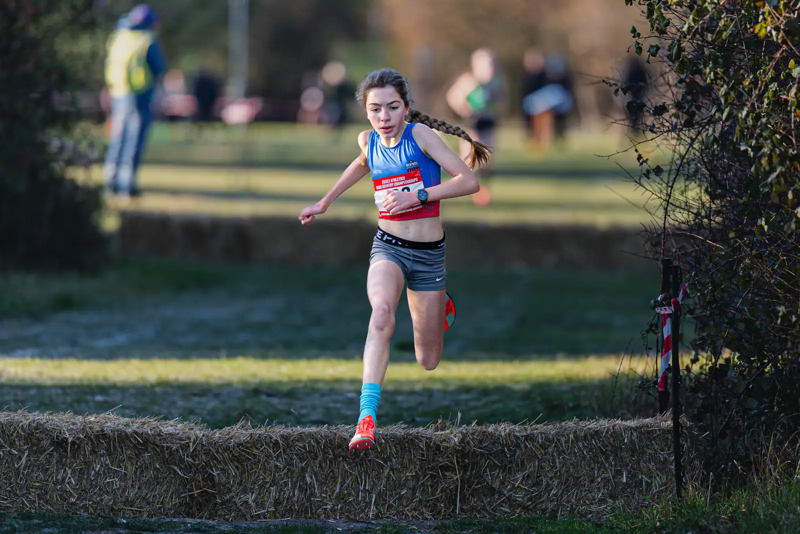 Brentwood Beagles athletes at the Essex County Cross Country Championships, Gloucester Park, Basildon, 3 January 2026