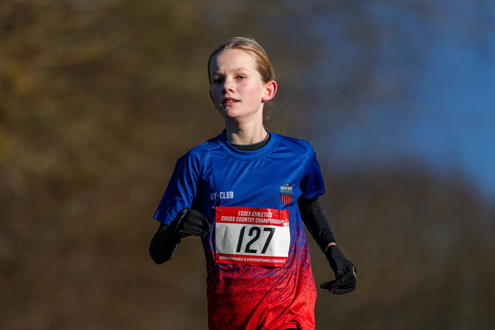 Brentwood Beagles athletes at the Essex County Cross Country Championships, Gloucester Park, Basildon, 3 January 2026