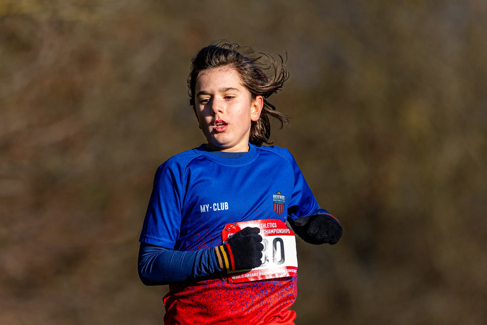 Brentwood Beagles athletes at the Essex County Cross Country Championships, Gloucester Park, Basildon, 3 January 2026