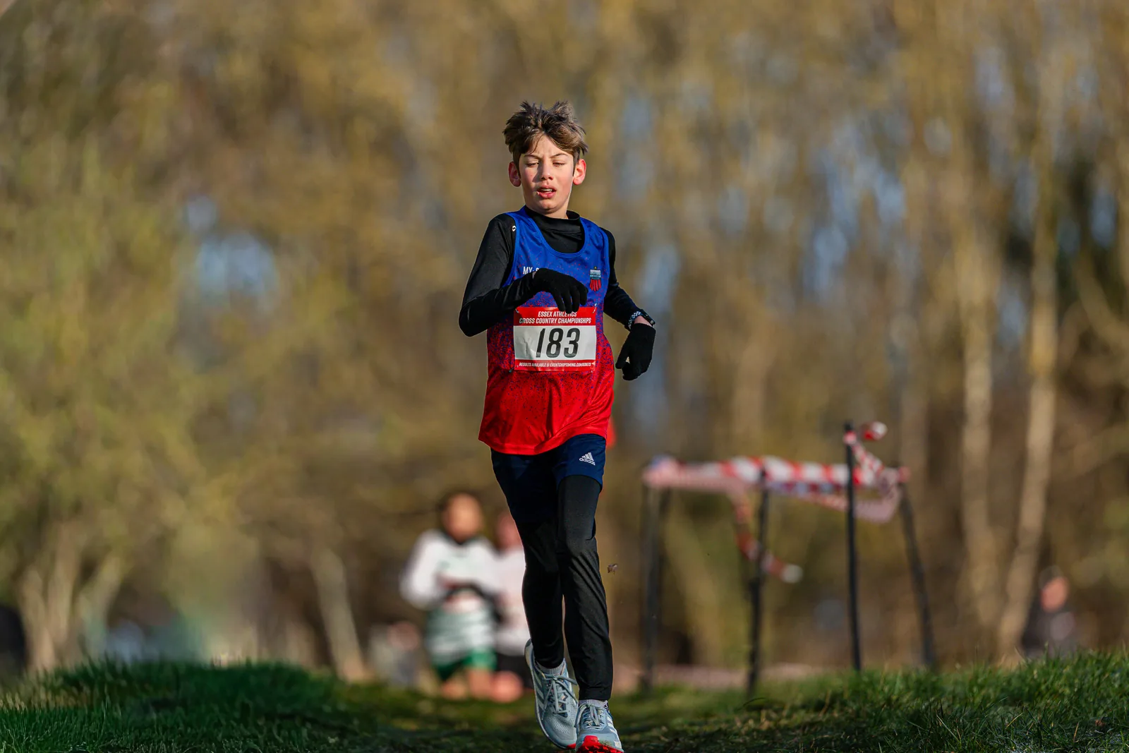 Brentwood Beagles athletes at the Essex County Cross Country Championships, Gloucester Park, Basildon, 3 January 2026