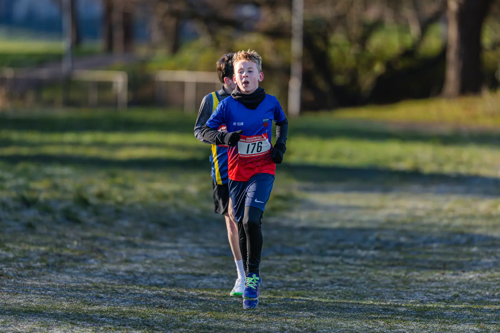Brentwood Beagles athletes at the Essex County Cross Country Championships, Gloucester Park, Basildon, 3 January 2026