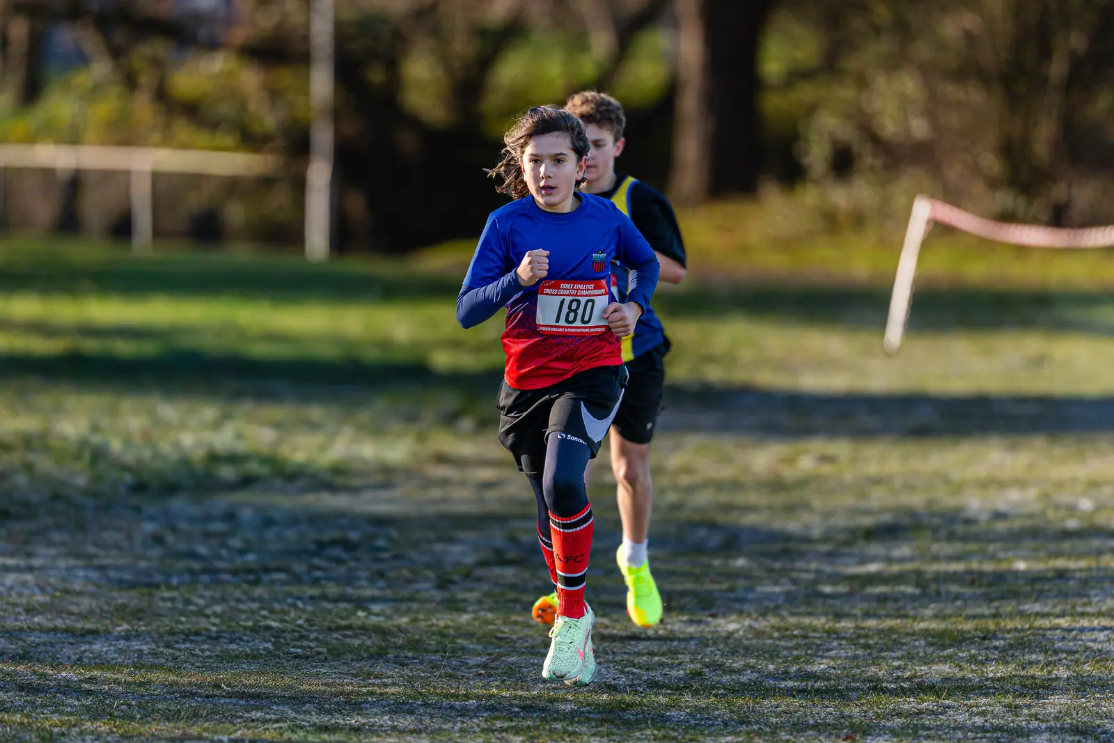Brentwood Beagles athletes at the Essex County Cross Country Championships, Gloucester Park, Basildon, 3 January 2026