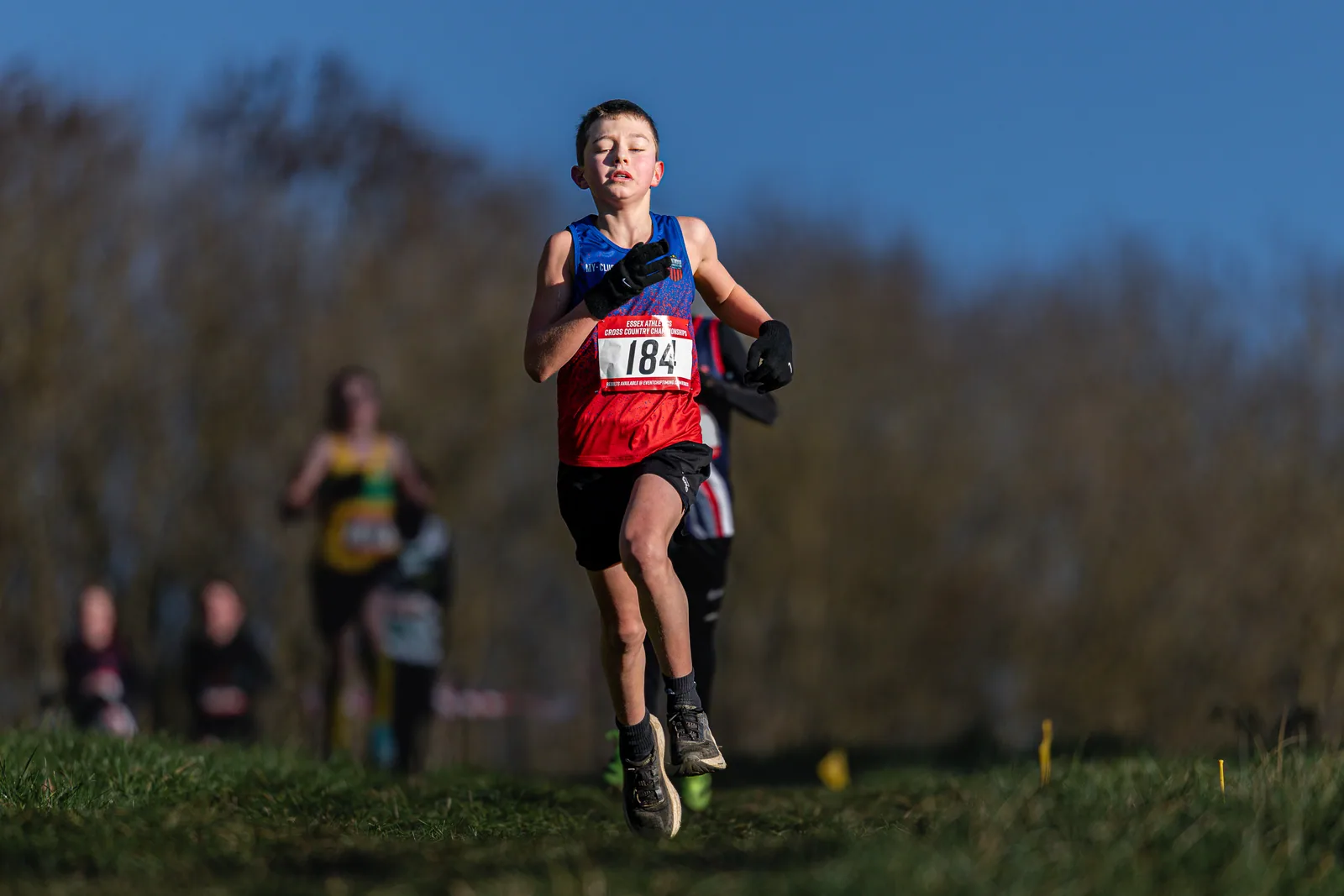 Brentwood Beagles athletes at the Essex County Cross Country Championships, Gloucester Park, Basildon, 3 January 2026