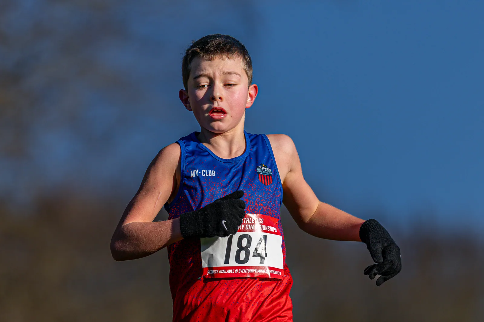Brentwood Beagles athletes at the Essex County Cross Country Championships, Gloucester Park, Basildon, 3 January 2026