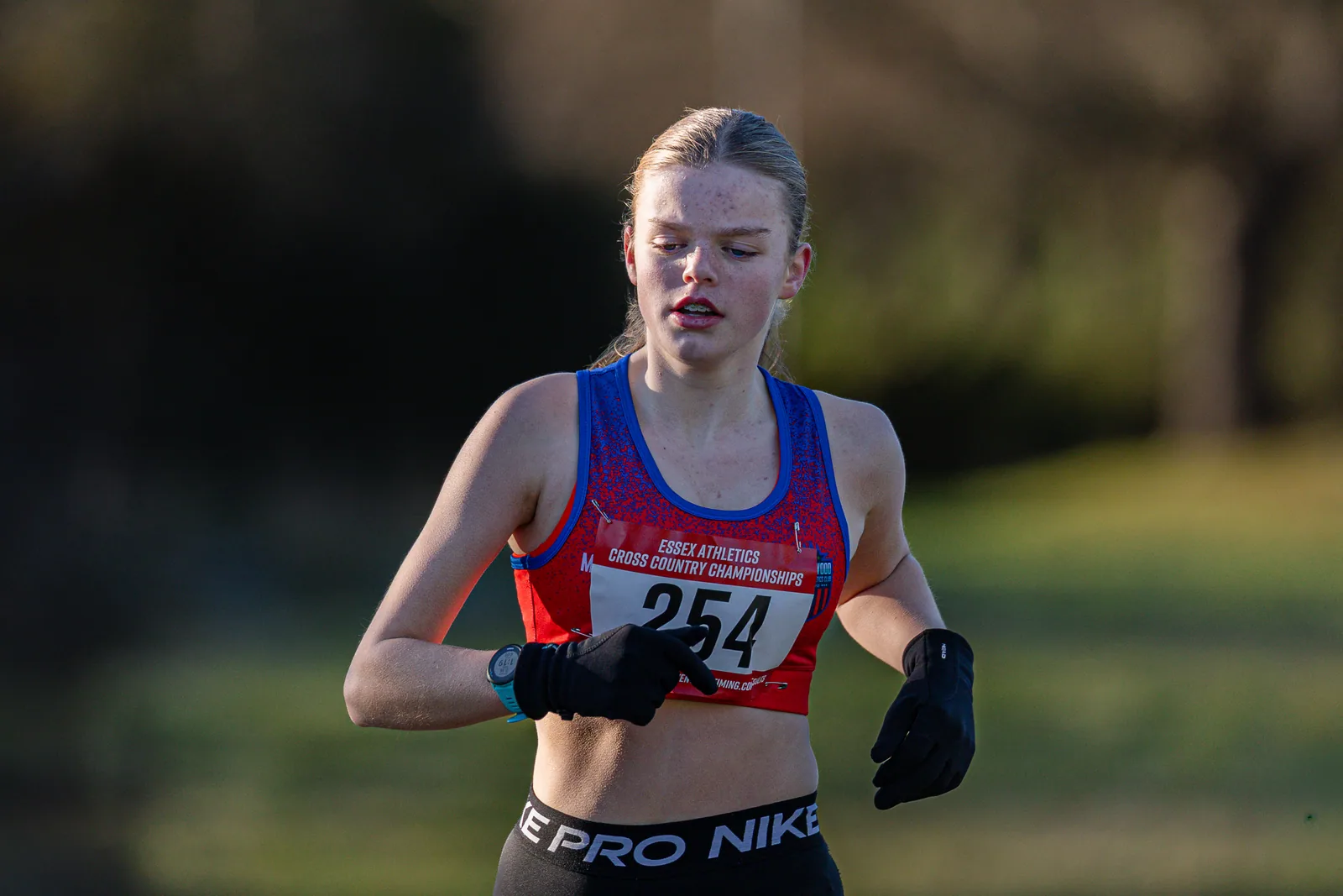Brentwood Beagles athletes at the Essex County Cross Country Championships, Gloucester Park, Basildon, 3 January 2026