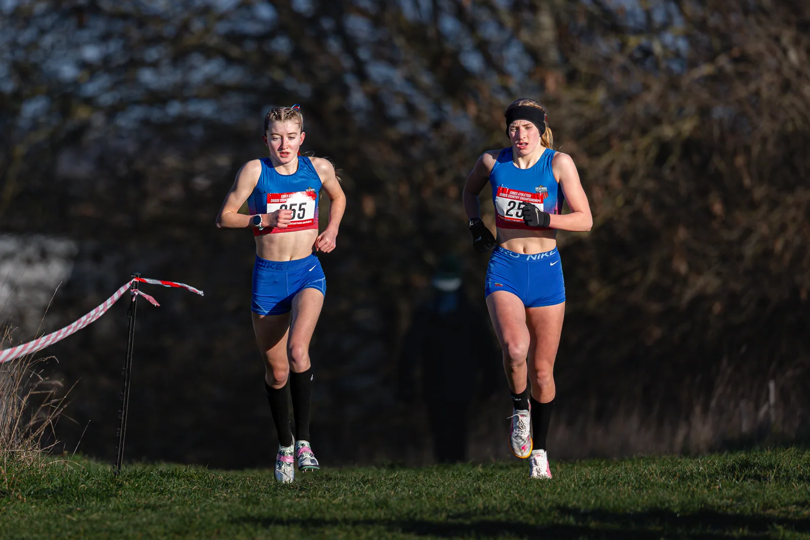 Brentwood Beagles athletes at the Essex County Cross Country Championships, Gloucester Park, Basildon, 3 January 2026