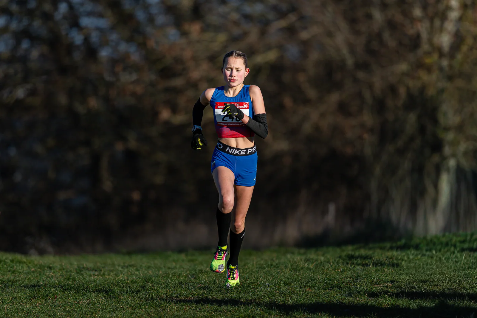 Brentwood Beagles athletes at the Essex County Cross Country Championships, Gloucester Park, Basildon, 3 January 2026