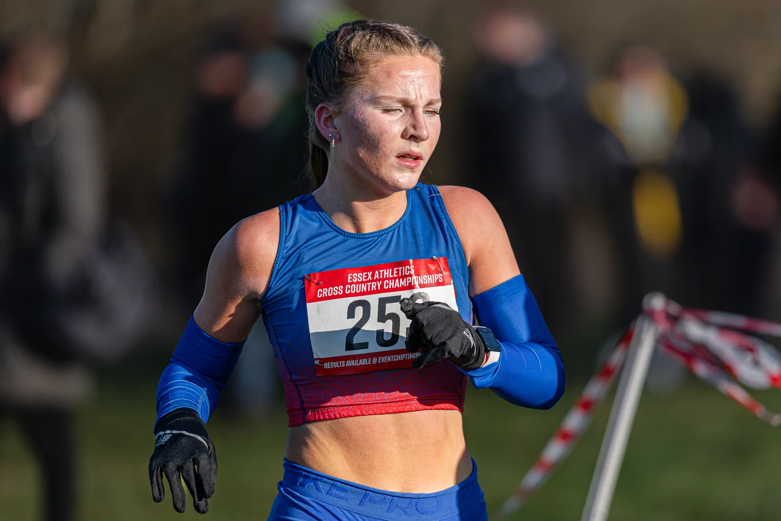 Brentwood Beagles athletes at the Essex County Cross Country Championships, Gloucester Park, Basildon, 3 January 2026