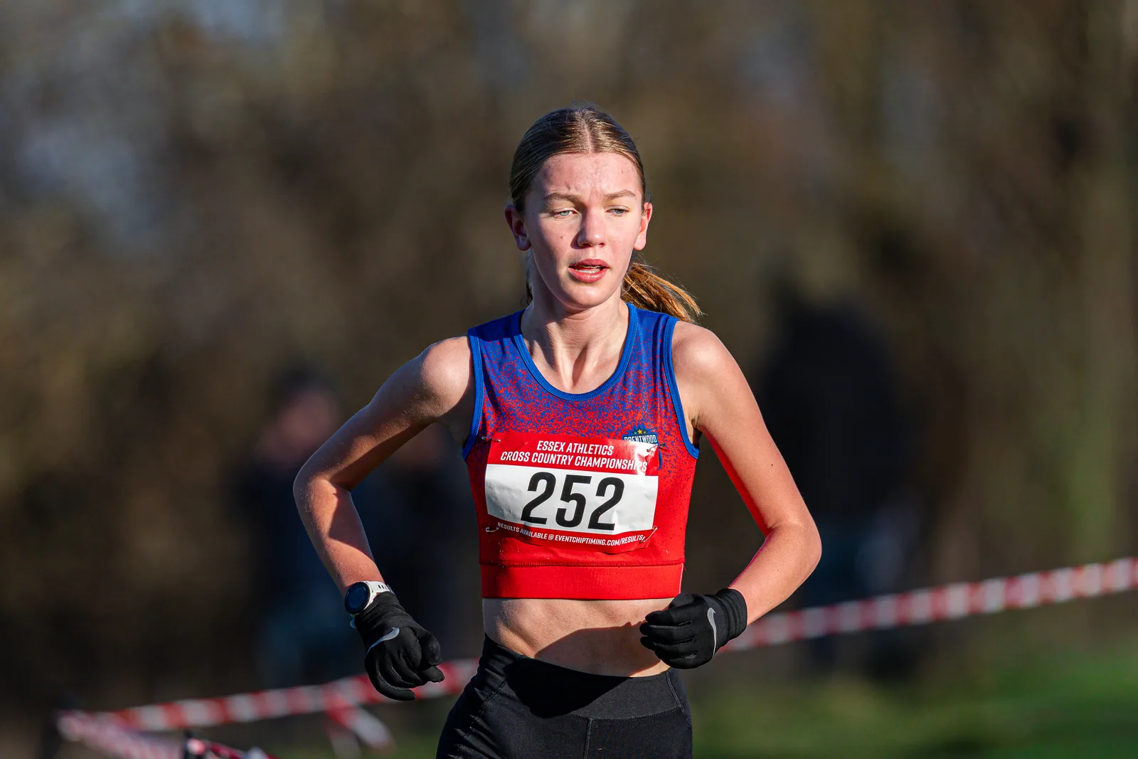 Brentwood Beagles athletes at the Essex County Cross Country Championships, Gloucester Park, Basildon, 3 January 2026