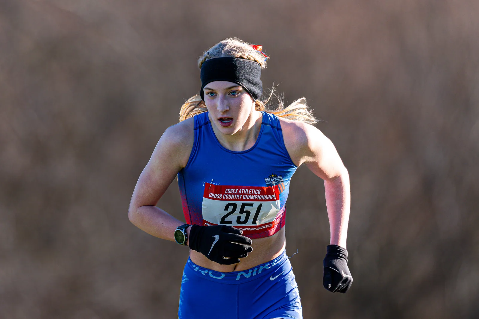 Brentwood Beagles athletes at the Essex County Cross Country Championships, Gloucester Park, Basildon, 3 January 2026