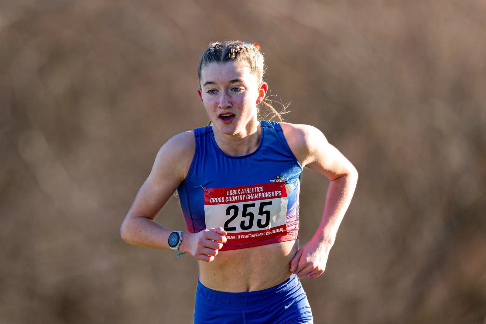 Brentwood Beagles athletes at the Essex County Cross Country Championships, Gloucester Park, Basildon, 3 January 2026