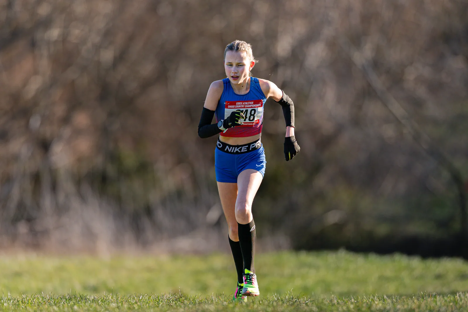 Brentwood Beagles athletes at the Essex County Cross Country Championships, Gloucester Park, Basildon, 3 January 2026
