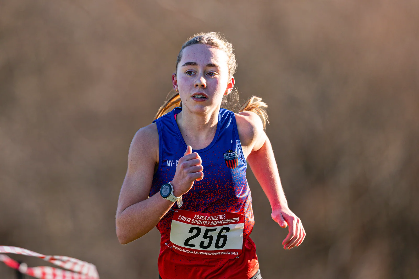 Brentwood Beagles athletes at the Essex County Cross Country Championships, Gloucester Park, Basildon, 3 January 2026