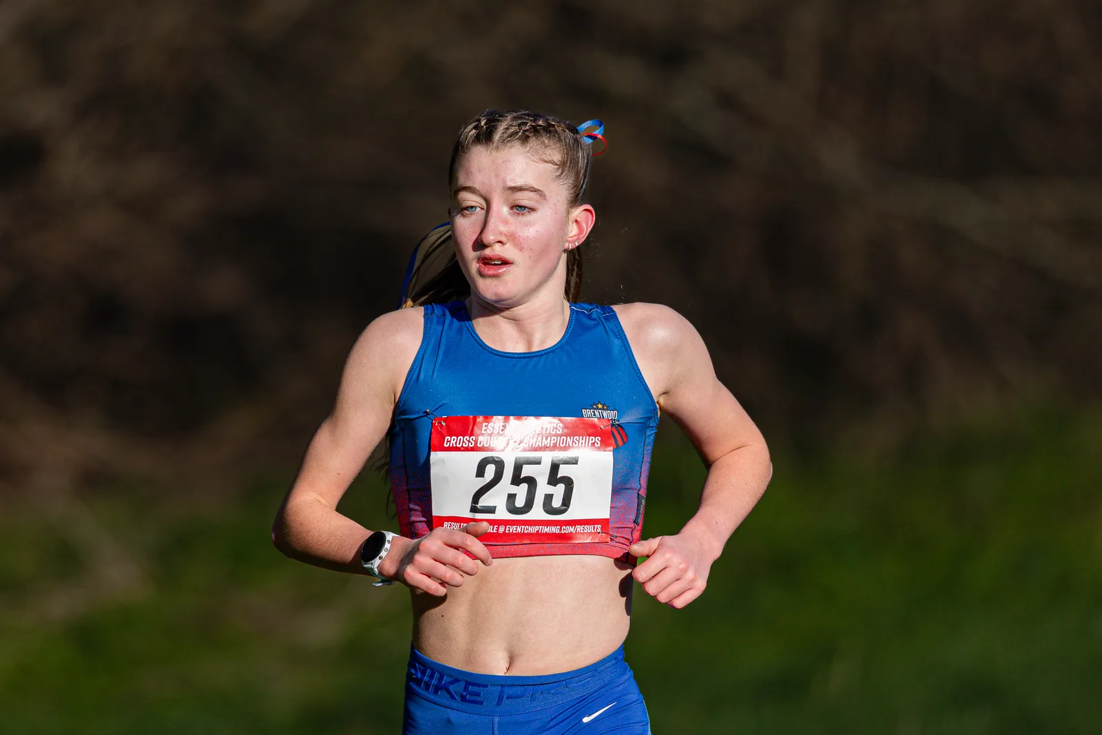 Brentwood Beagles athletes at the Essex County Cross Country Championships, Gloucester Park, Basildon, 3 January 2026