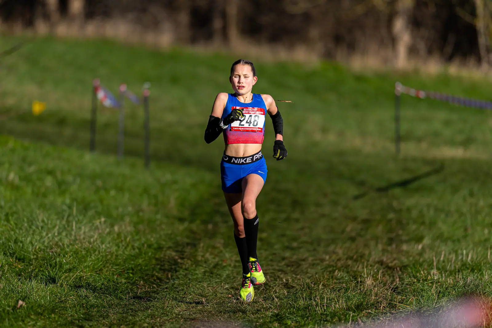 Brentwood Beagles athletes at the Essex County Cross Country Championships, Gloucester Park, Basildon, 3 January 2026
