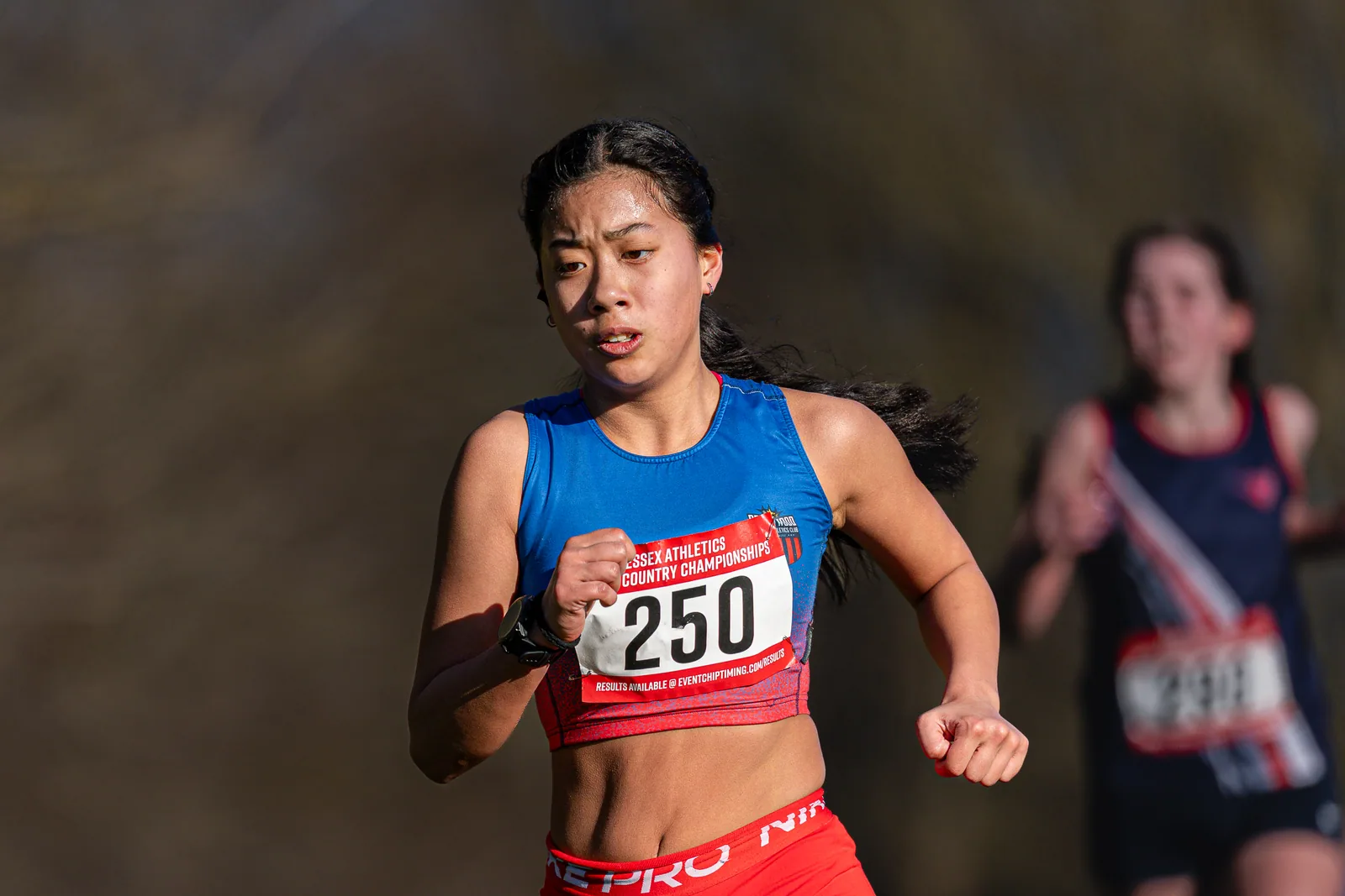 Brentwood Beagles athletes at the Essex County Cross Country Championships, Gloucester Park, Basildon, 3 January 2026