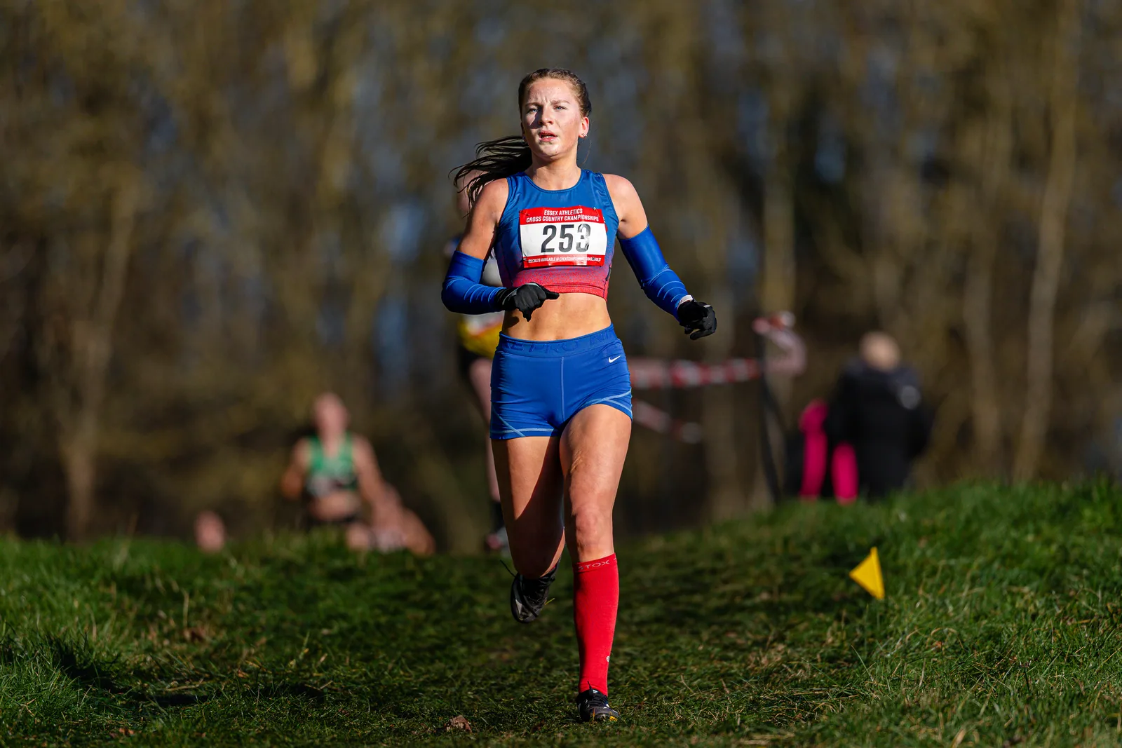 Brentwood Beagles athletes at the Essex County Cross Country Championships, Gloucester Park, Basildon, 3 January 2026