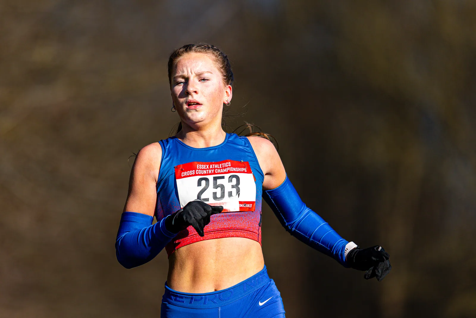 Brentwood Beagles athletes at the Essex County Cross Country Championships, Gloucester Park, Basildon, 3 January 2026