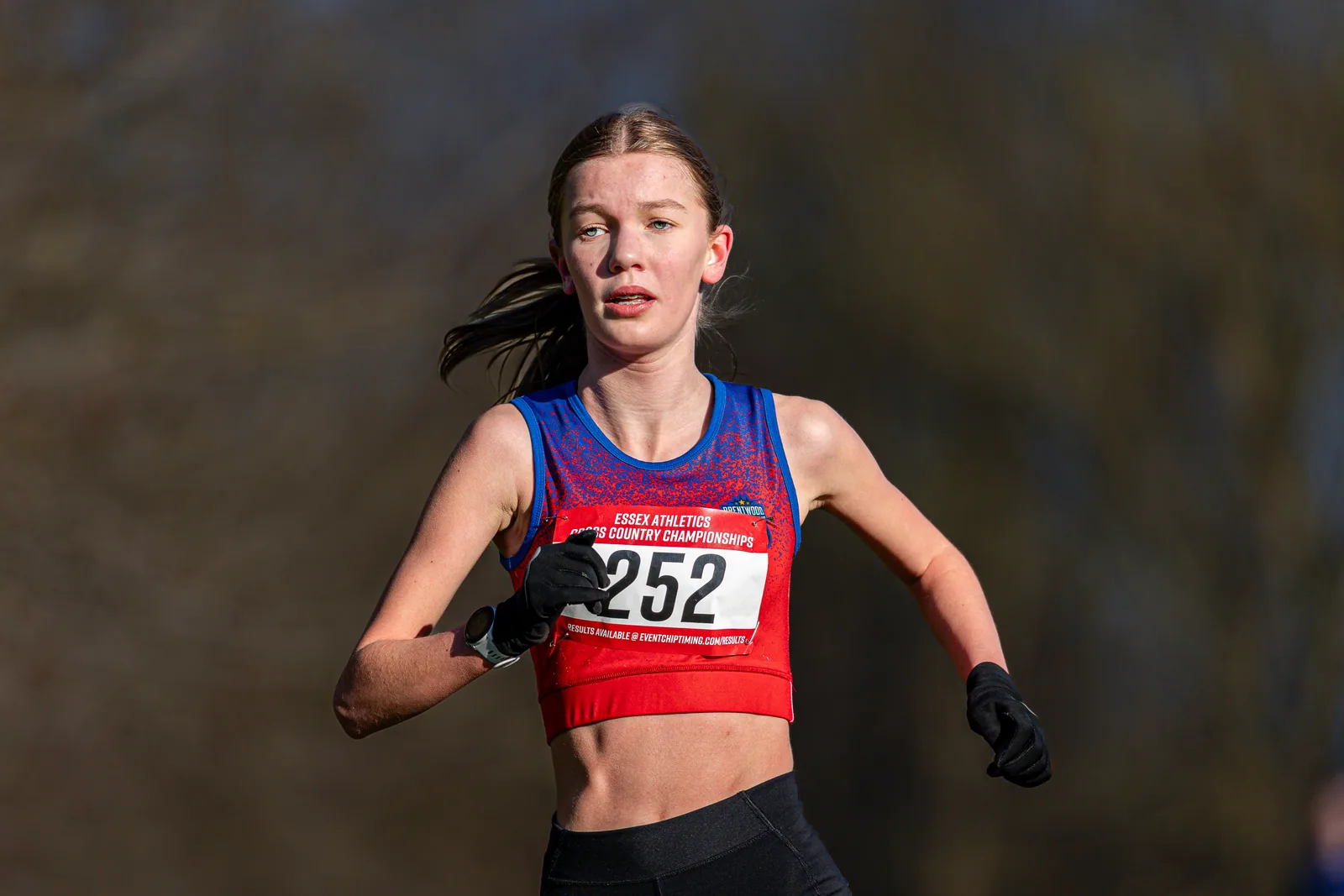 Brentwood Beagles athletes at the Essex County Cross Country Championships, Gloucester Park, Basildon, 3 January 2026