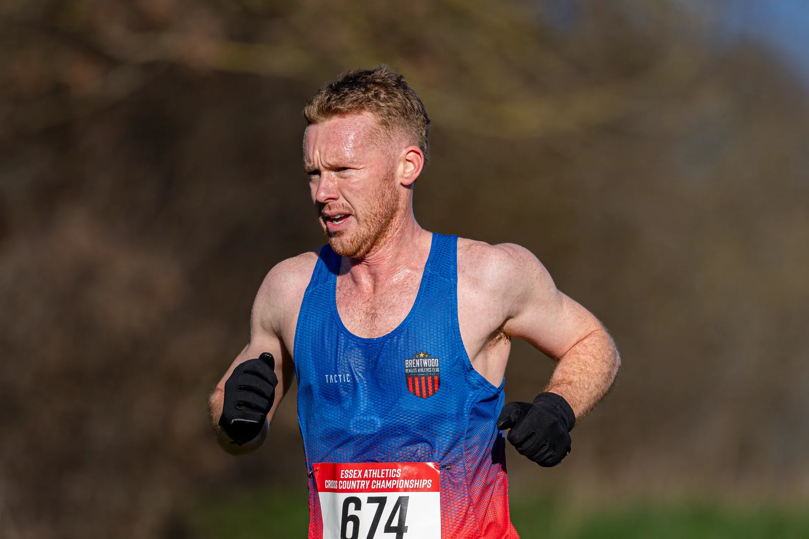 Brentwood Beagles athletes at the Essex County Cross Country Championships, Gloucester Park, Basildon, 3 January 2026