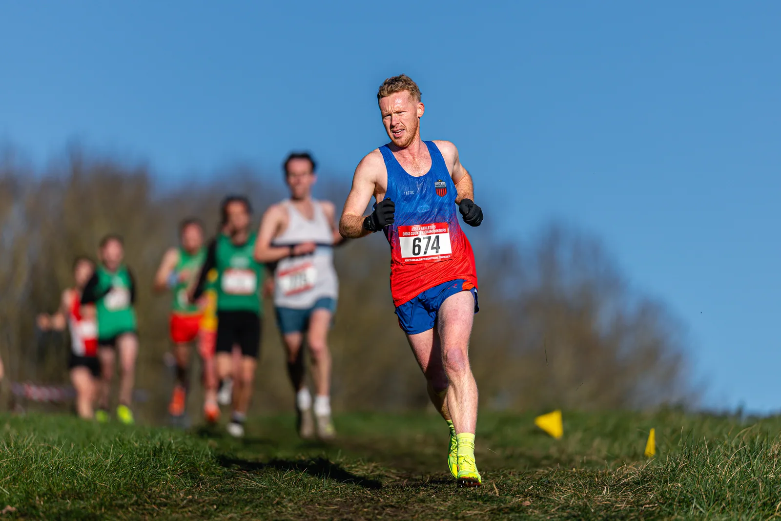 Brentwood Beagles athletes at the Essex County Cross Country Championships, Gloucester Park, Basildon, 3 January 2026