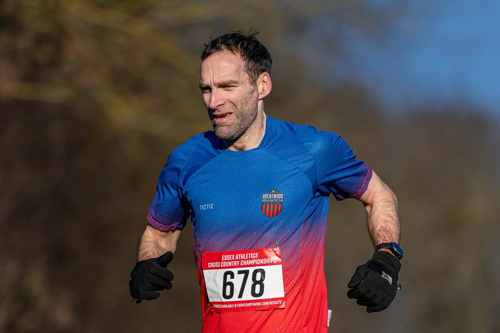 Brentwood Beagles athletes at the Essex County Cross Country Championships, Gloucester Park, Basildon, 3 January 2026