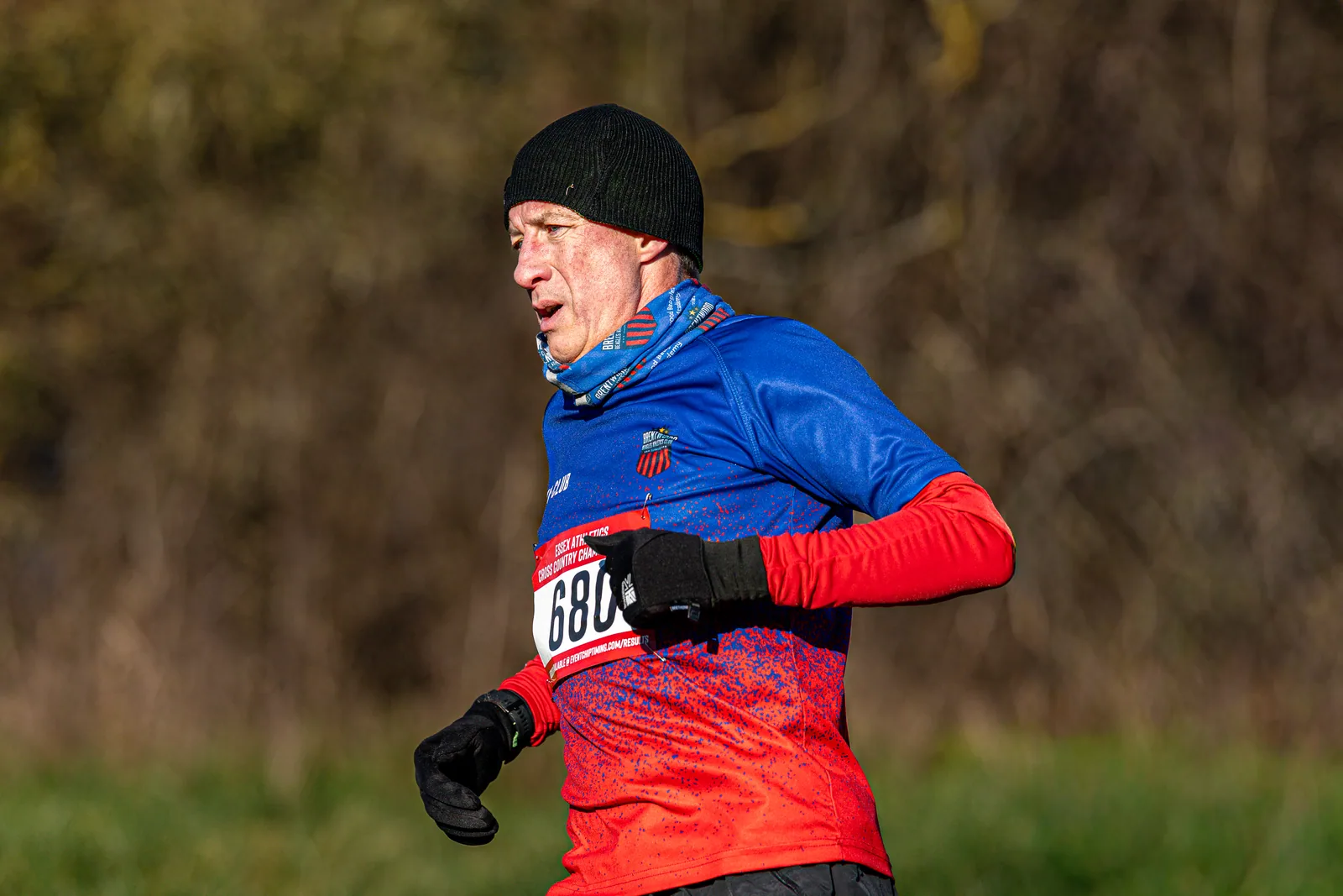 Brentwood Beagles athletes at the Essex County Cross Country Championships, Gloucester Park, Basildon, 3 January 2026