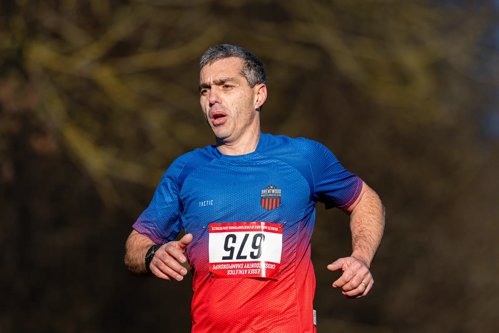 Brentwood Beagles athletes at the Essex County Cross Country Championships, Gloucester Park, Basildon, 3 January 2026