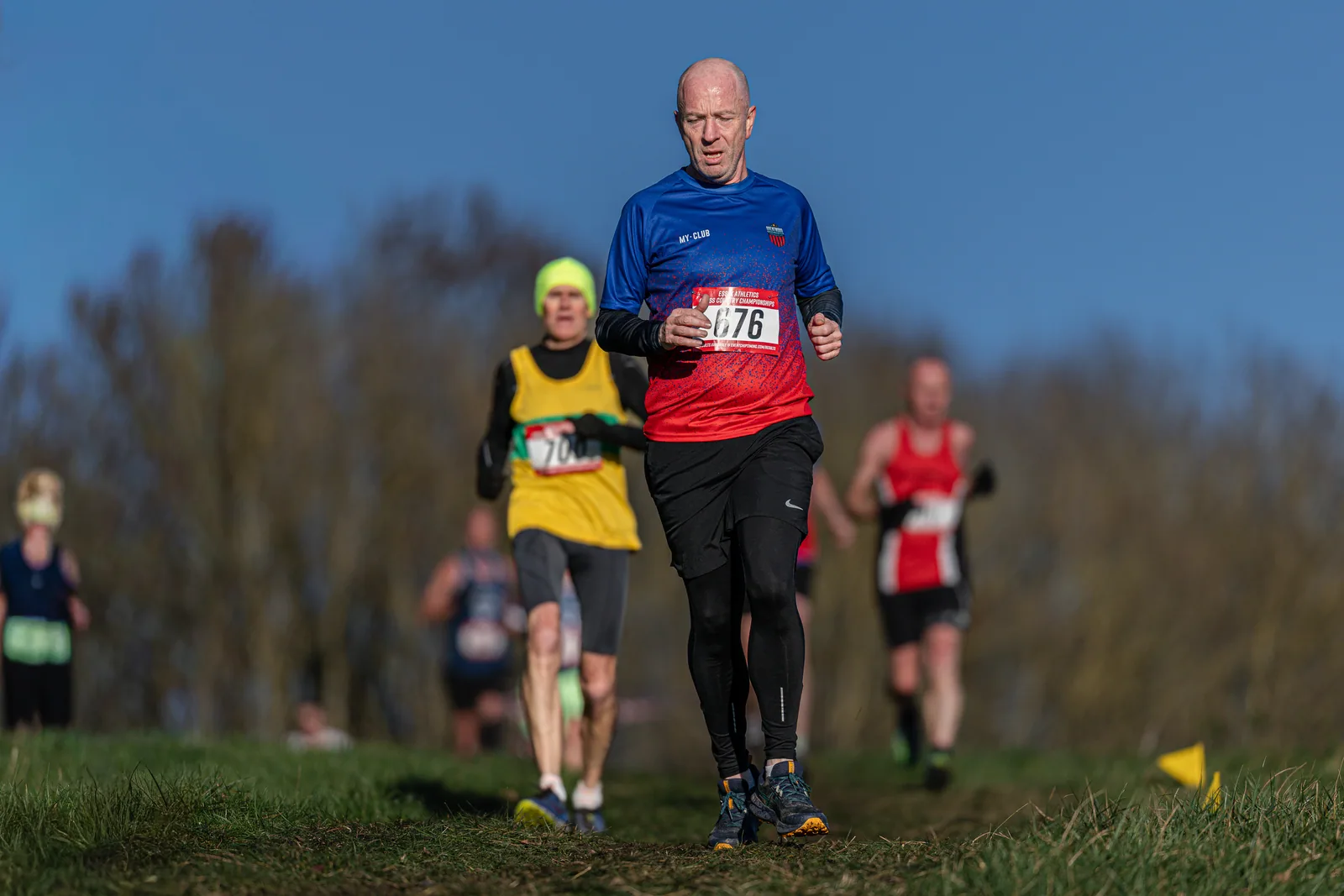 Brentwood Beagles athletes at the Essex County Cross Country Championships, Gloucester Park, Basildon, 3 January 2026