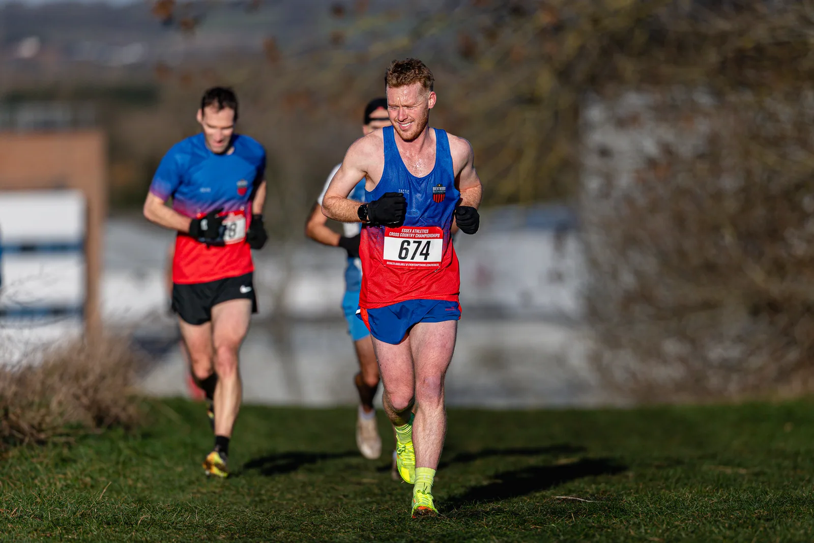 Brentwood Beagles athletes at the Essex County Cross Country Championships, Gloucester Park, Basildon, 3 January 2026