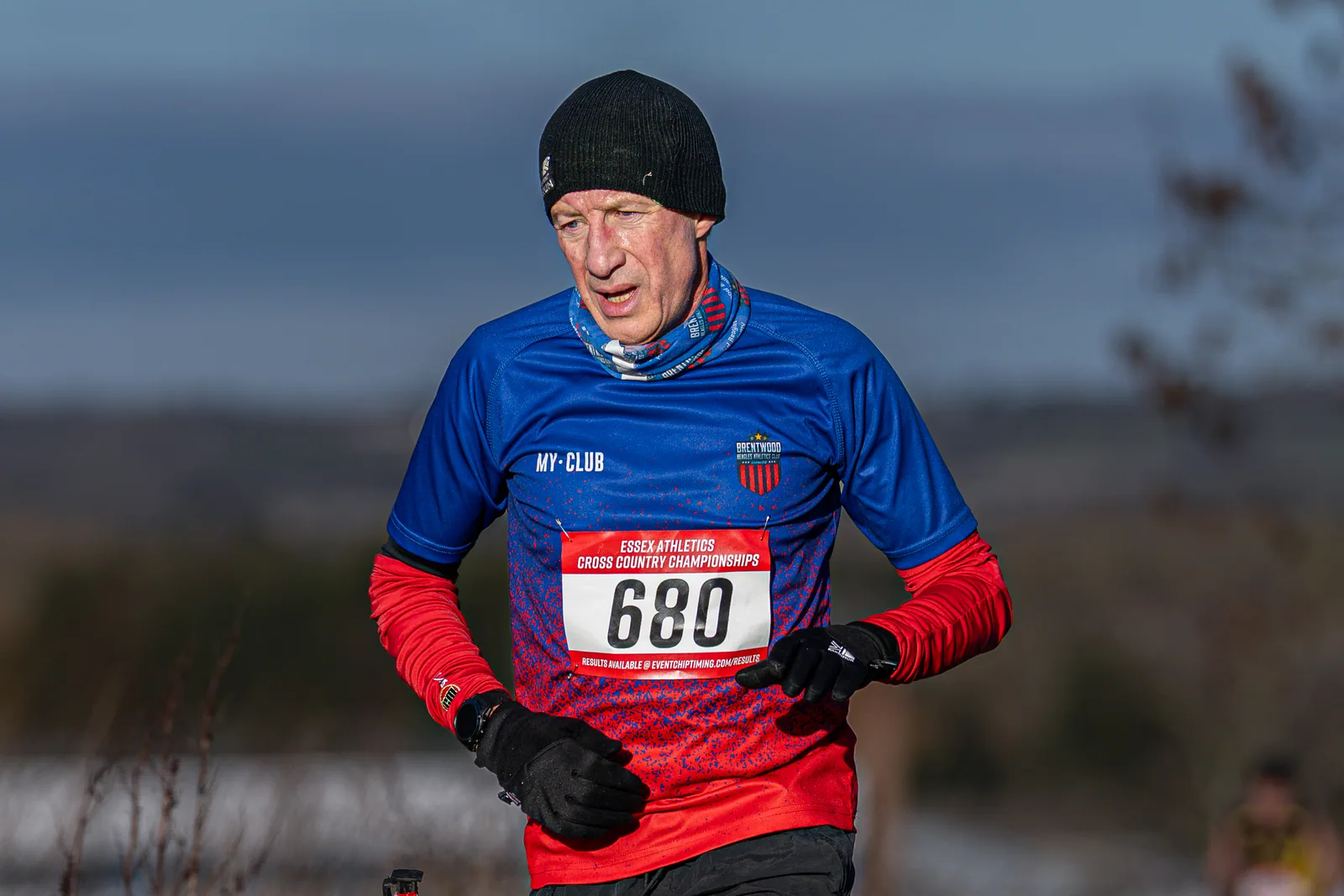 Brentwood Beagles athletes at the Essex County Cross Country Championships, Gloucester Park, Basildon, 3 January 2026