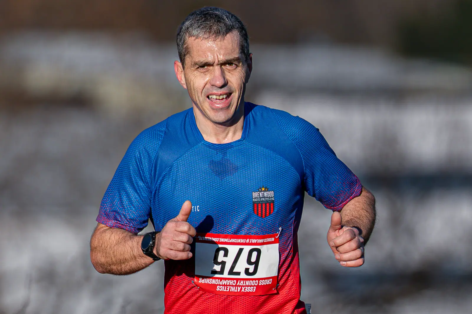 Brentwood Beagles athletes at the Essex County Cross Country Championships, Gloucester Park, Basildon, 3 January 2026