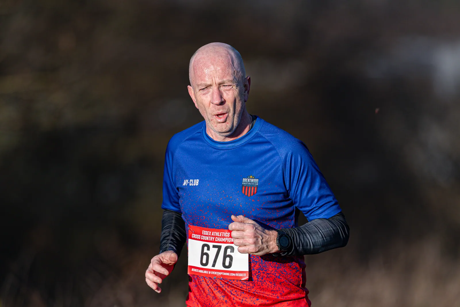 Brentwood Beagles athletes at the Essex County Cross Country Championships, Gloucester Park, Basildon, 3 January 2026