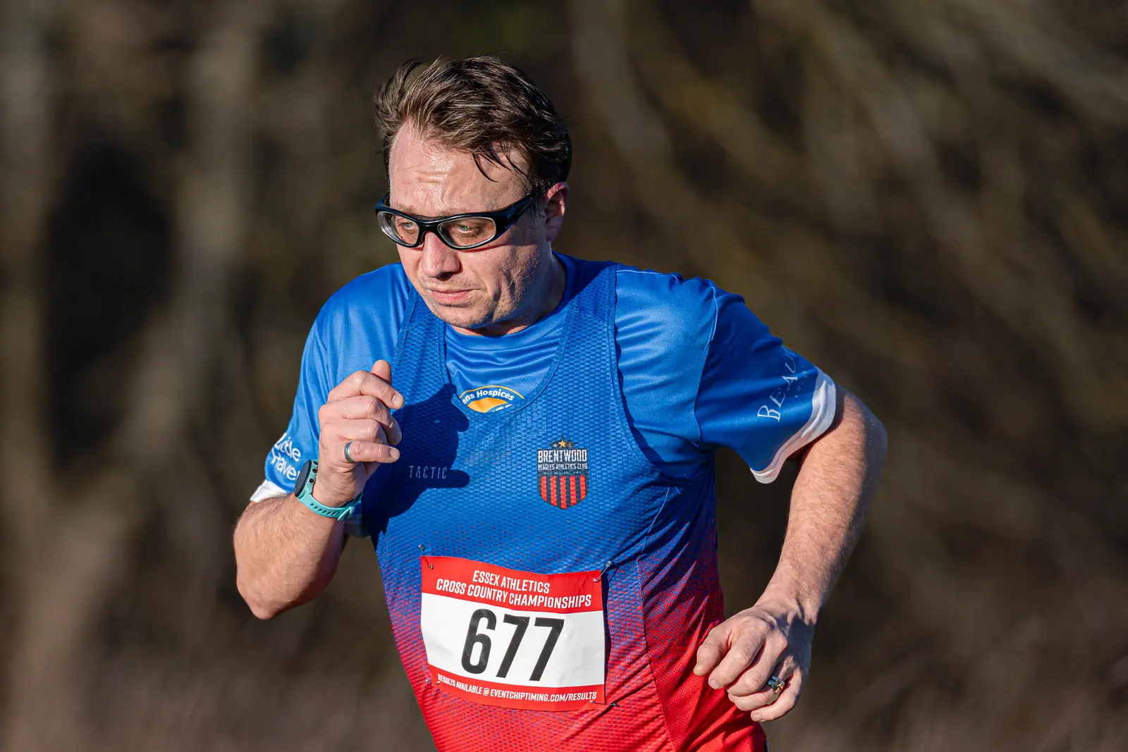 Brentwood Beagles athletes at the Essex County Cross Country Championships, Gloucester Park, Basildon, 3 January 2026