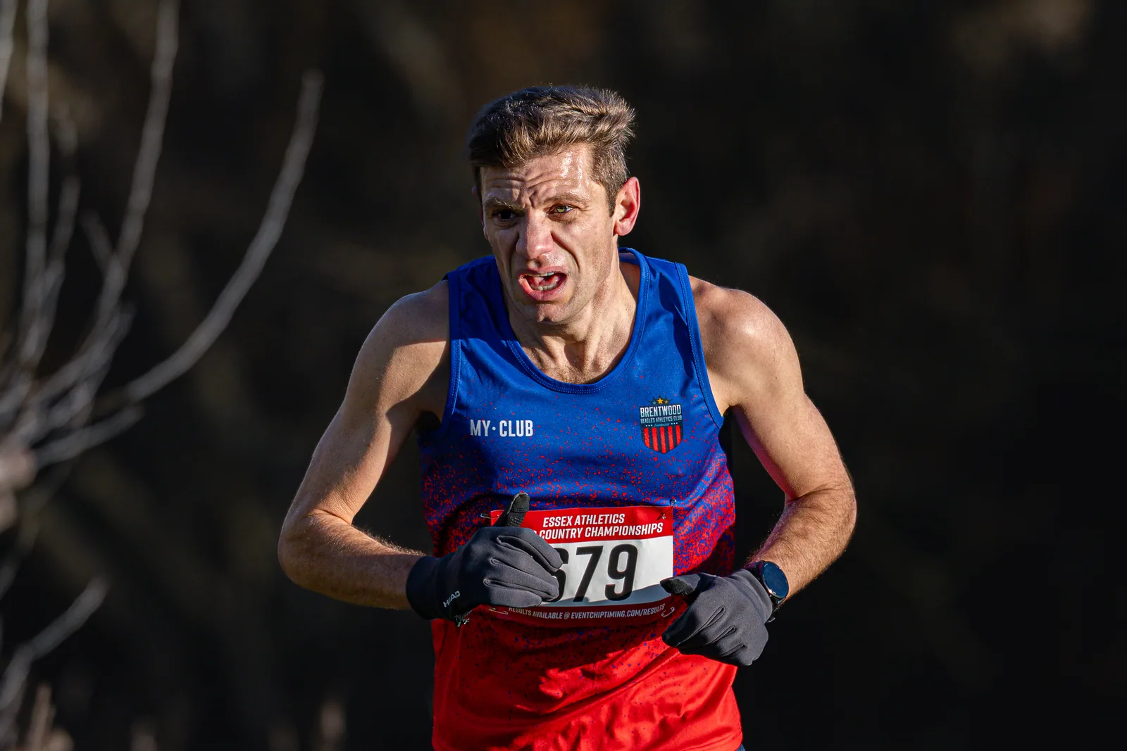Brentwood Beagles athletes at the Essex County Cross Country Championships, Gloucester Park, Basildon, 3 January 2026