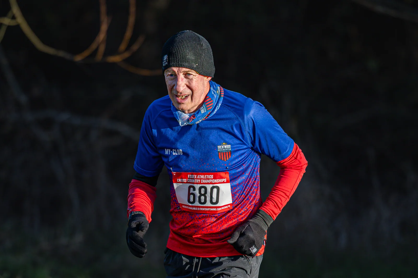 Brentwood Beagles athletes at the Essex County Cross Country Championships, Gloucester Park, Basildon, 3 January 2026